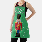 かわいいくるみクラッカークリスマスパーティーキッチンエプロン エプロン (インサイチュ)