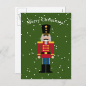 かわいいくるみ割りイラストレーションクリスマスポストカード シーズンポストカード (正面/裏面)