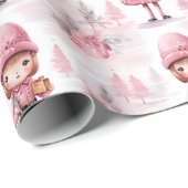 かわいいくるみ割りクリスマスパターン ラッピングペーパー (ロールコーナー)