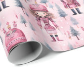 かわいいくるみ割りクリスマスパターン ラッピングペーパー (ロールコーナー)