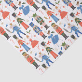 かわいいくるみ割りバレエパターンクリスマス 薄葉紙 (詳細)