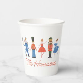 かわいいくるみ割りパーソナライズされたクリスマス 紙コップ
