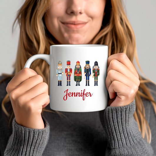 かわいいくるみ割り人形のクリスマス コーヒーマグカップ