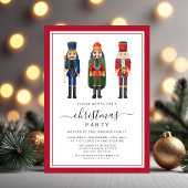 かわいいくるみ割り人形クリスマスパーティー 招待状