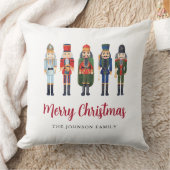 かわいいくるみ割り人形メリークリスマス クッション (ブランケット)
