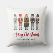 かわいいくるみ割り人形メリークリスマス クッション (裏面)