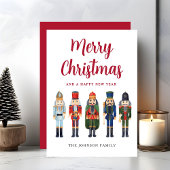 かわいいくるみ割り人形メリークリスマス シーズンカード