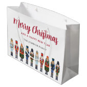 かわいいくるみ割り人形メリークリスマス ラージペーパーバッグ (裏面アングル)