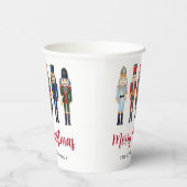 かわいいくるみ割り人形メリークリスマス 紙コップ (右)