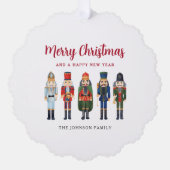 かわいいくるみ割り人形 メリークリスマス オーナメントカード (正面)