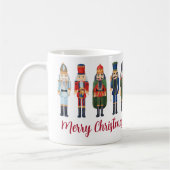 かわいいくるみ割り人形 メリークリスマス コーヒーマグカップ (左)