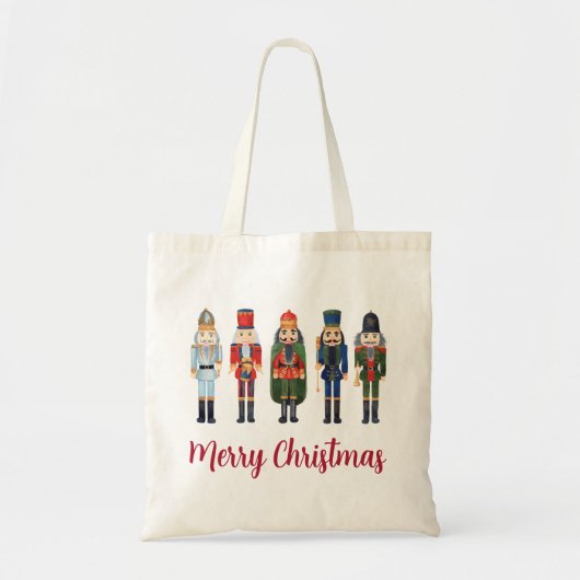 かわいいくるみ割り人形 メリークリスマス トートバッグ (正面)