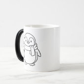 かわいいけど冷たいペンギン モーフィングマグカップ (正面左)