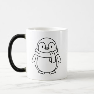 かわいいけど冷たいペンギン モーフィングマグカップ