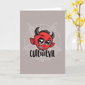 かわいいけど邪悪 カード (黄色い花)