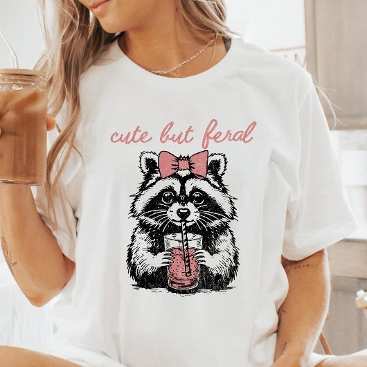 かわいいけど野生のアライグマ トライブレンドＴシャツ