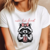 かわいいけど野生のアライグマ トライブレンドＴシャツ