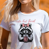 かわいいけど野生のアライグマ トライブレンドＴシャツ