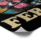 かわいいけど野生の幼児女子 子供 ラクーン サングル ポスター (角)