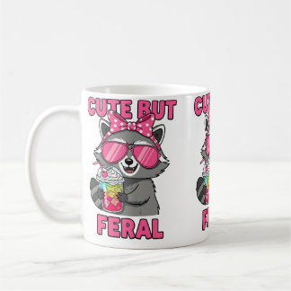 かわいいけど野生児 コーヒーマグカップ