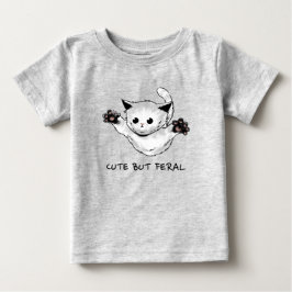 かわいいけど野生児 ベビーTシャツ