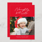 かわいいけないおもしろい休日の写真 シーズンカード (正面/裏面)