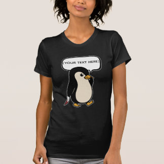 かわいいけれどいたずら好きなペンギン Tシャツ