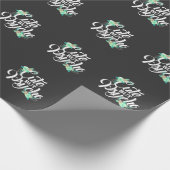 かわいいけれども心のこもった皮肉な女の子フェミニスト女性 ラッピングペーパー (角)