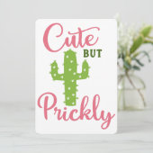 かわいいけれどトゲトゲしい 招待状 (スタンド正面)