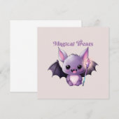 かわいいこうもりと魔法のおすすめ (正面/裏面)