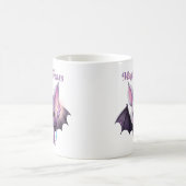 かわいいこうもりと魔法のおすすめ コーヒーマグカップ (中央)