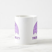 かわいいこうもりのトリック・オア・トリート コーヒーマグカップ (中央)