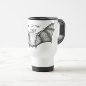 かわいいこうもりの夜のタンブラー トラベルマグ (正面右)