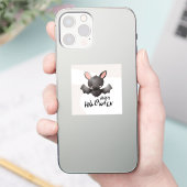 かわいいこうもりハッピーハローウィン シール (スマートフォン)