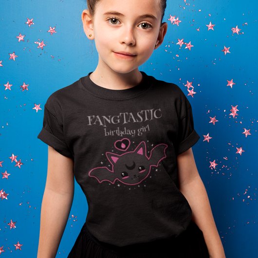 かわいいこうもりハロウィーン誕生日ガールパーティー Tシャツ