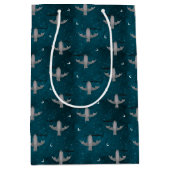 かわいいこうもりハロウィーン ミディアムペーパーバッグ (正面)