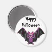 かわいいこうもりハローウィンパーティ マグネット (正面/裏面)