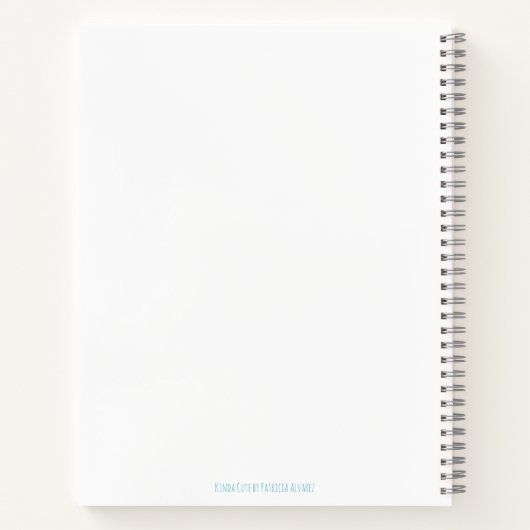 かわいいこうもり眠るキッズアートスケッチブック ノートブック (裏面)