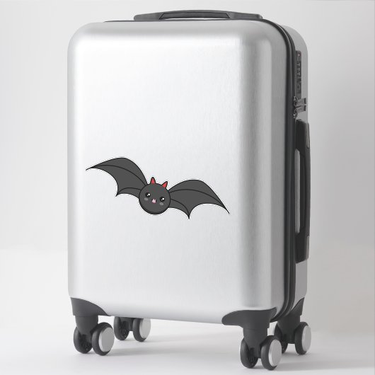 かわいいこうもり シール (スーツケース)