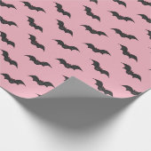 かわいいこうもり ラッピングペーパー (角)