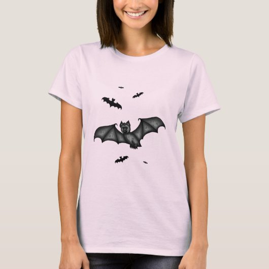 かわいいこうもり Tシャツ (正面)