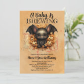 かわいいこうもりAベビーは赤ちゃんシャワーを醸造している 招待状 (スタンド正面)
