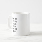 かわいいことわざのコーヒー・マグ コーヒーマグカップ (正面左)