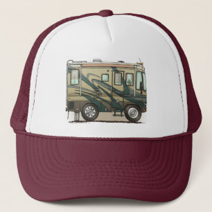 かわいいご機嫌な人大きいRVのコーチMotorhome キャップ