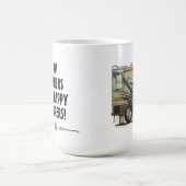 かわいいご機嫌な人大きいRVのコーチMotorhome コーヒーマグカップ (中央)