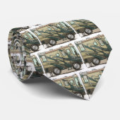 かわいいご機嫌な人大きいRVのコーチMotorhome ネクタイ (ロール)