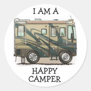 かわいいご機嫌な人大きいRVのコーチMotorhome ラウンドシール