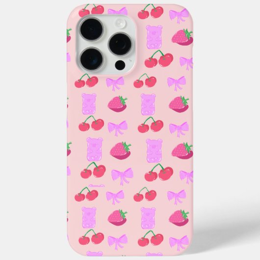 かわいいさくらんぼのスマホケース Case-Mate iPhoneケース (裏面)