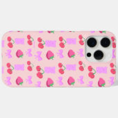 かわいいさくらんぼのスマホケース Case-Mate iPhoneケース (裏面 (横))