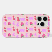 かわいいさくらんぼのスマホケース iPhoneケース (裏面横)